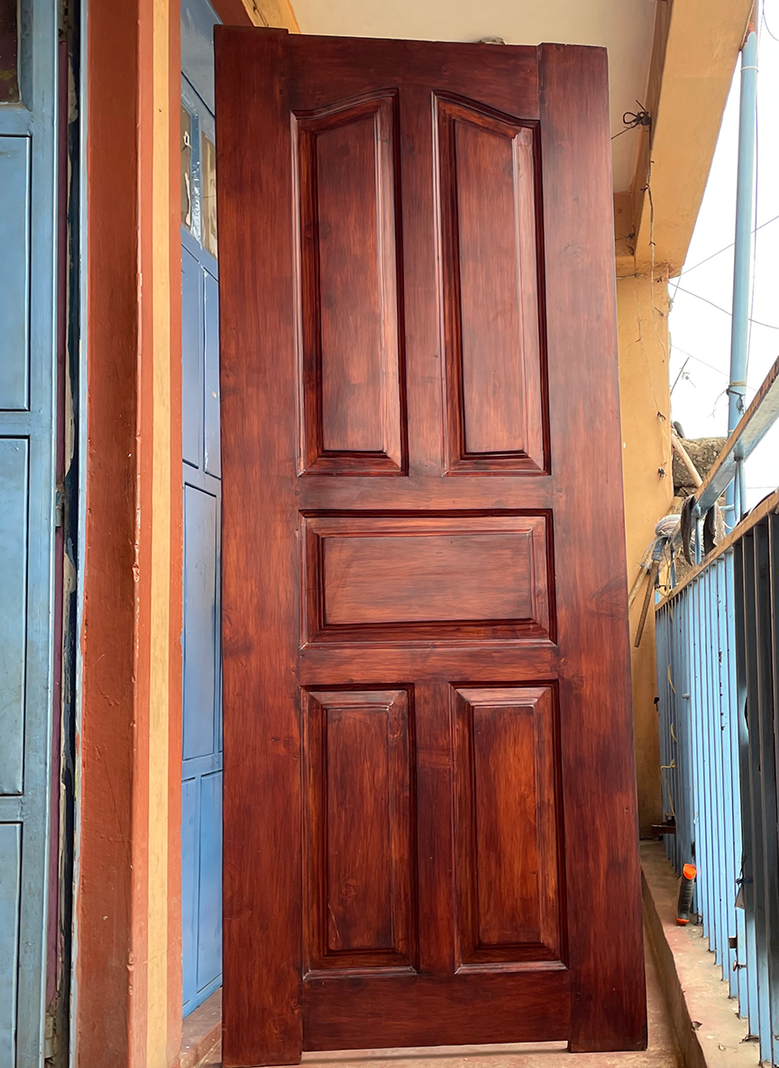 Cypress Door Installed